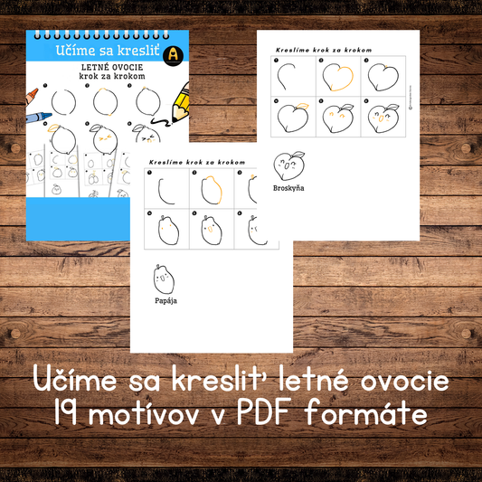 Učíme sa kresliť letné ovocie