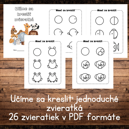 Učíme sa kresliť jednoduché zvieratká